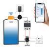 ME201WSP Tuya App Long Distance Check Alarm Ultrasonic Depth Wireless Gauge Water Tank Level Sensor
