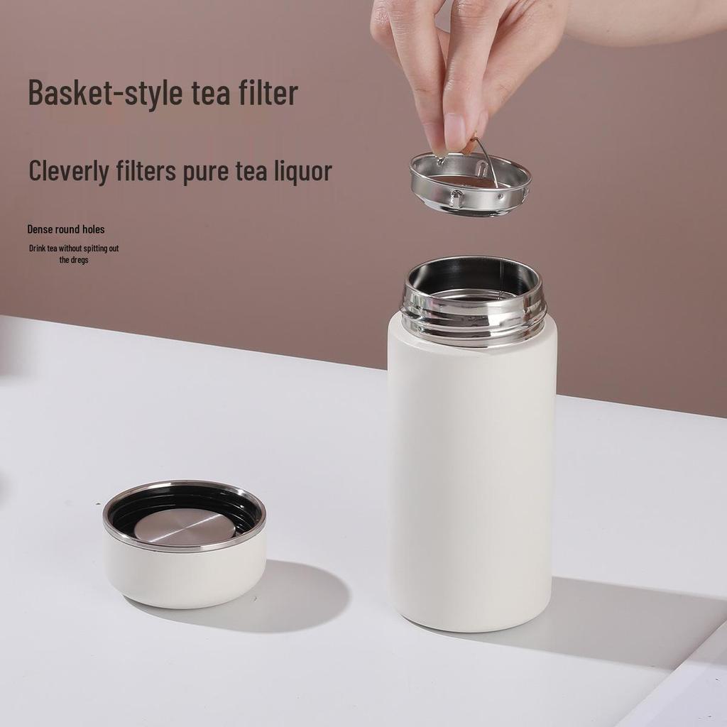 Portable Mini Thermos: Cute 316 Stainless Steel Pocket Cup for Girls - High Appearance Gift