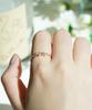 Alleun Silver 925 Layered Gemstone Cubic Flower Ring