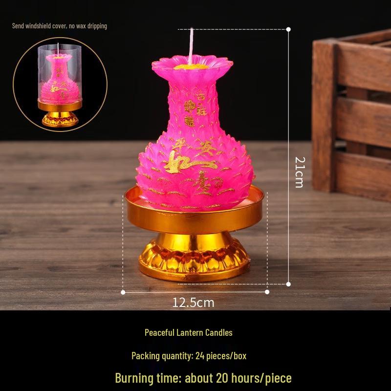 Благоприятные ветрозащитные свечи-лотосы