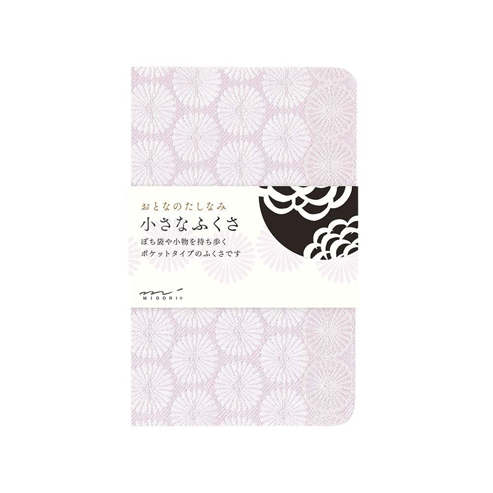 Midori Fukusa (Fukusa) 327, Small, Double Chrysanthemum Pattern, Pink, 53327006