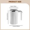 Coffee Mug Automatic Mixing Cup with Lid Portable Versatile Auto Stirring for Tea Protein Powder