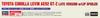 Hasegawa scale Toyota Corolla Levin AE92 Late Model with Lip Spoiler Plastic Model Kit 20655 1/24 GT-Z
