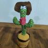 Brinquedo Cacto Dançarino Com Canto e Dança Planta de Pelúcia Interativa