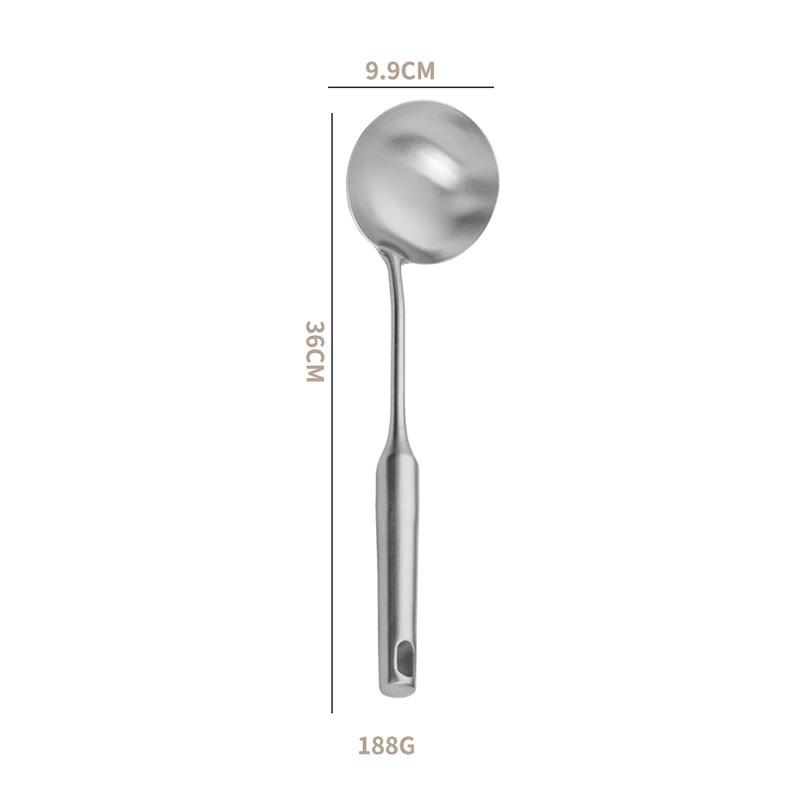 304 Stainless Steel 7Pcs Cooking Cookware Kitchenware Set 304 Spatula Spoon Colander Frying Powder Rake Cookware Cooking Tools