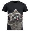 3d Print Funny Animal Raccoon T-Shirt for Men Summer Casual Short Sleeve T Shirt Streetwear Men's Oversized Crew Neck Tee Shirt