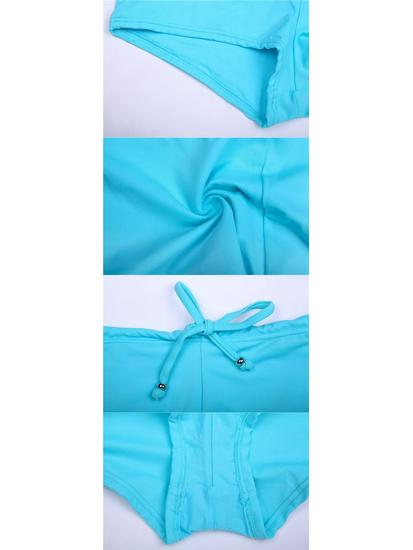 Seeblau Spitze Verstellbarer Bikini-Slip - Vielseitiger & Beliebter Badeanzug für Damen