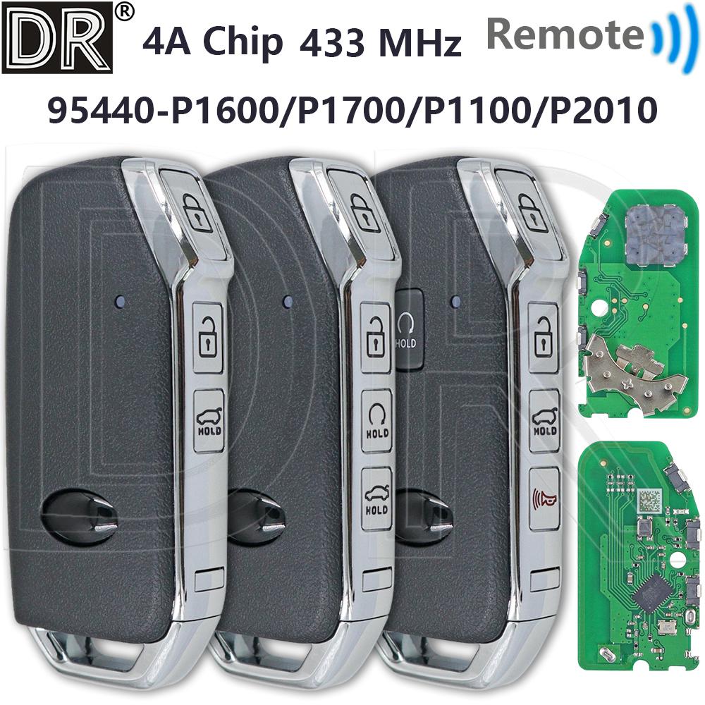 Great 4A Chip 433MHz 95440-P1100/P1600/P1700/P2010 Proximity Car Remote Smart Key For Kia Sportage 2022 2023 Sorento 2022