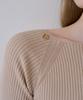 Illoje Two-Way Off-Shoulder Knit (Beige)