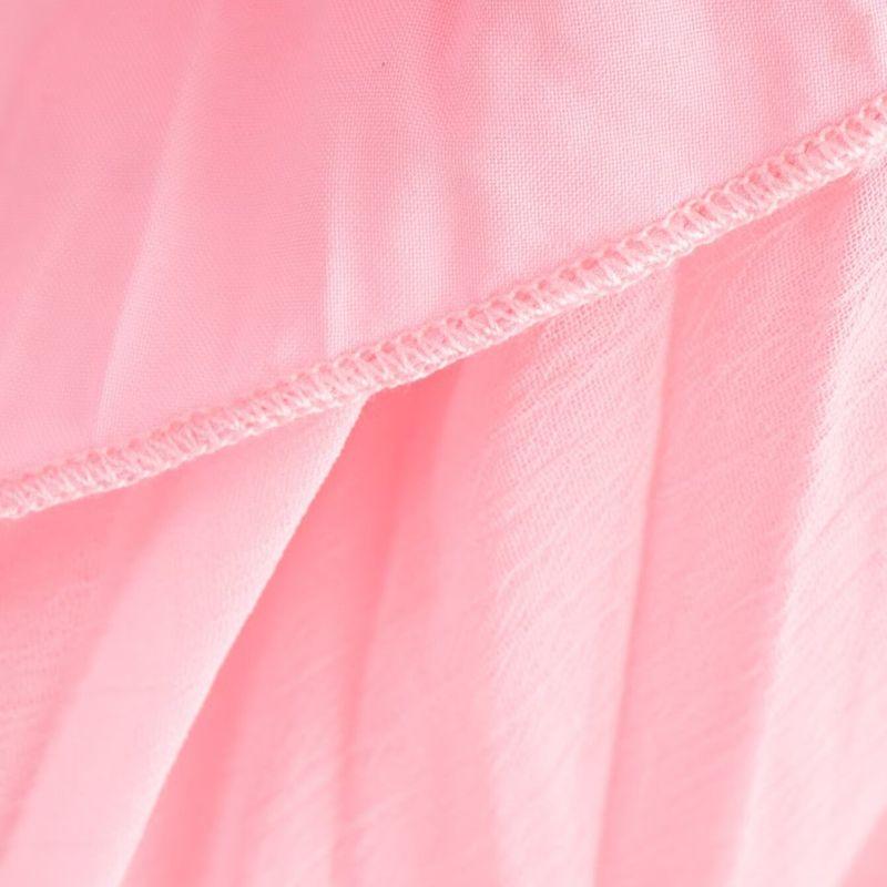 Kaslead New Women Clothes Western Style Fashion Simple and Versatile Candy Color Pleat Effect Skirt