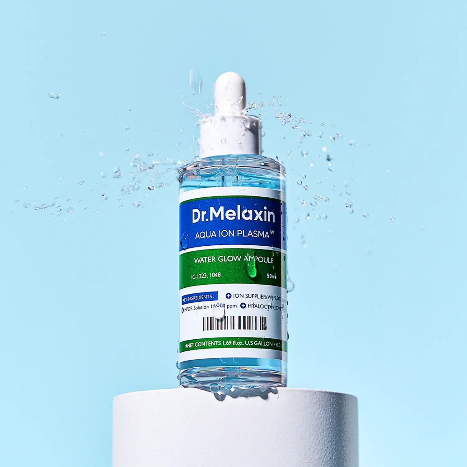 Dr. Melaxin Aqua Ion Plasma Water Glow Ampoule 50mL | Presenting Hydrated Texture, Brightening, Smoothing Texture 50mL