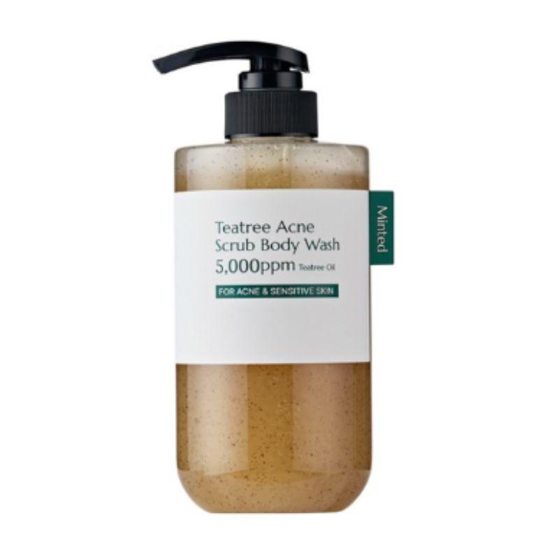 Minted Teebaum Akne Peeling Duschgel 500ml