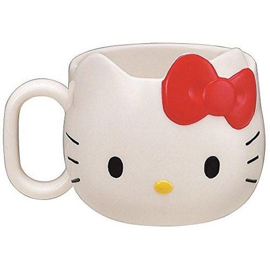 Skater Die-Cut Mug Cup 240ml Hello Kitty Sanrio KD1