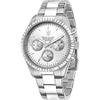 Competizione Silver Stainless Steel Gents Multifunction Quartz Day-Date 24h Dial R8853100041