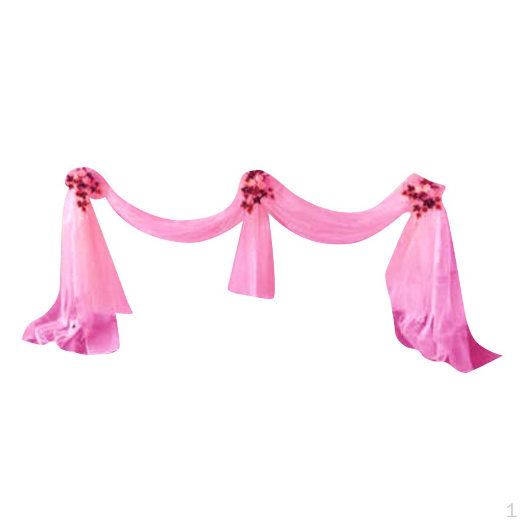 Fabric Bowknot Tulle Party Wedding Table