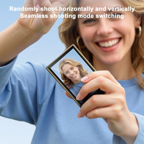 Vlog Selfie-skjerm Justerbart Universalt Magnetfeste Stabil Trådløs Tilkobling Bakkamera Selfie-skjerm