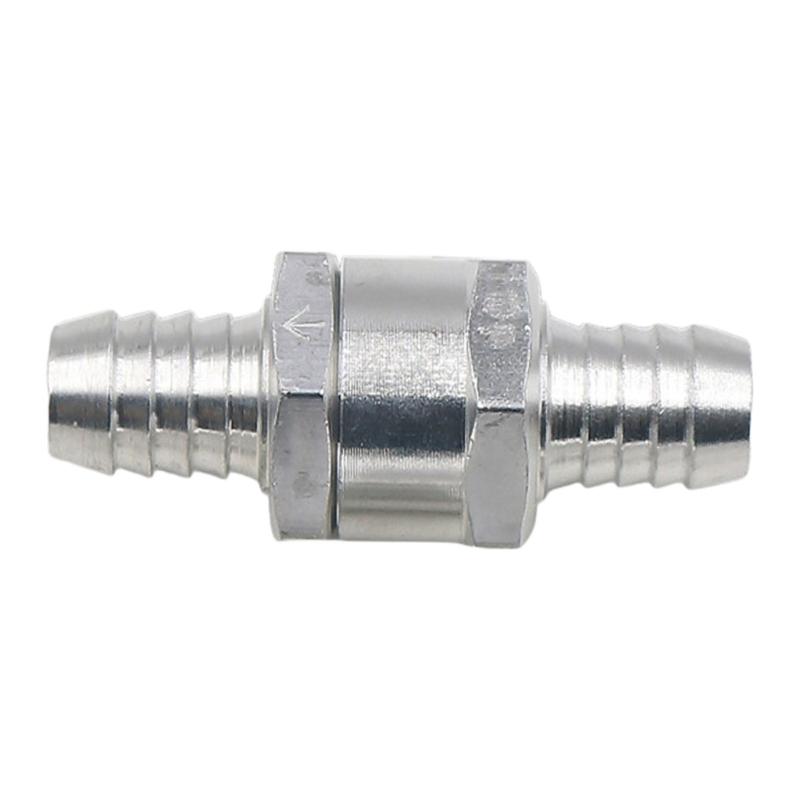 Aluminum Alloys Line Check Valves Corrosion Resistant Single Way Inline Non Return Valves for Cars Motorbikes Enduring