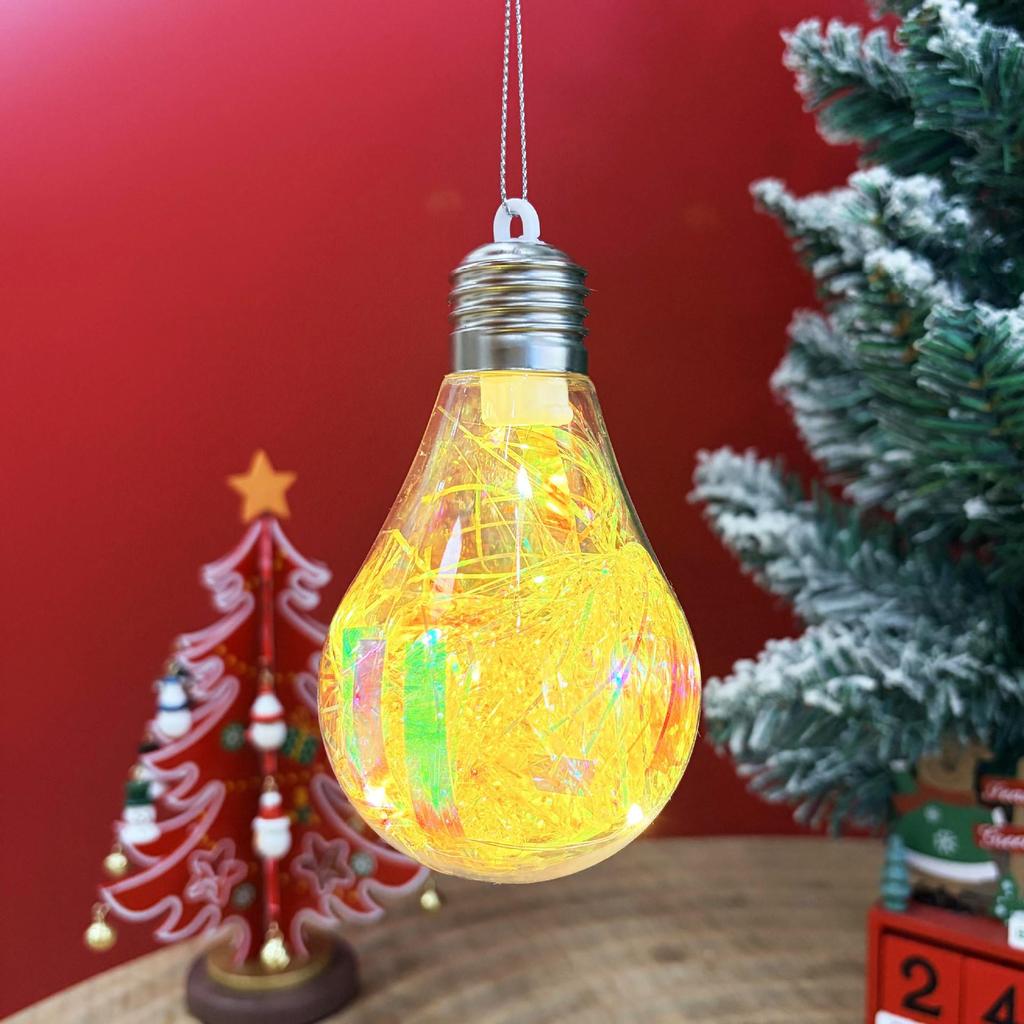 LED Luminous Pentagon-Star Christmas Ornament for Tree Decoration