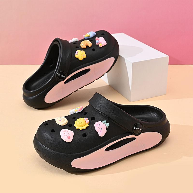 Colorful And Adorable Kids Soft Bottom Eva Slipon Shoes Nonslip Casual Sandals