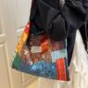 Spring and Summer Large Capacity Denim Bag for Women New Versatile Casual Shoulder Bag Fashionable Commuter Tote Bag