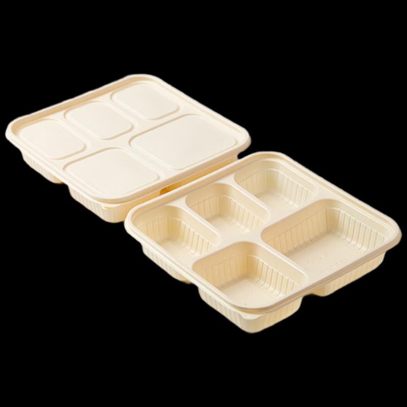 Mr. Corn Biodegradable Multi-Compartment Meal Boxes