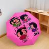 1 PC Automatic Folding Umbrella - Mafalda Pattern, Portable & Foldable Design with 8 Ribs, Christmas Birthday Gifts