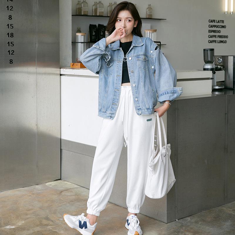 2026 Spring Korean-Style Detachable Sleeve Casual Jacket/Vest - Niche Design Denim Top