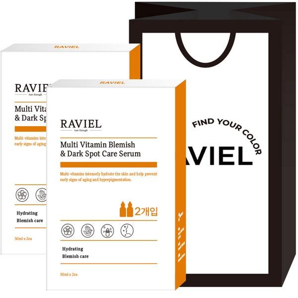 

Raviel Multivitamin Jokti & Mi Serum 50ml X 4P + Набор для покупок, 1 комплект, набор популярной корейской косметики