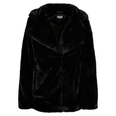 Urban Classics Womens/Ladies Teddy Fleece Lapel Collar Jacket