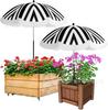 Popular Plant Parasol Upgraded Adjustable Outdoor Garden Potted Plant Pot Plant Parasol