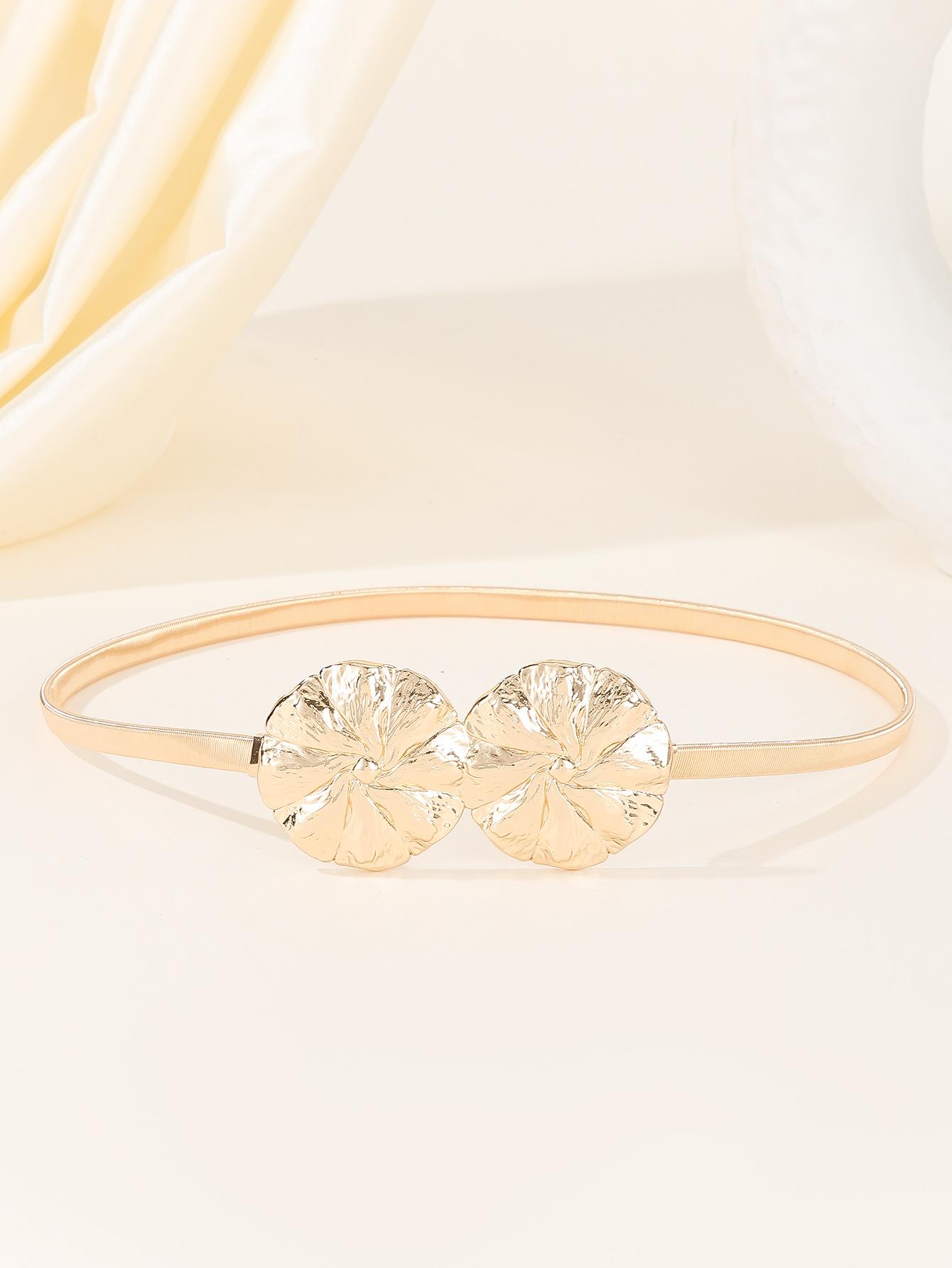 

Металлический пружинный пояс Женское платье Рубашка Свитер Эластичный Эластичная цепочка на талию Пояс