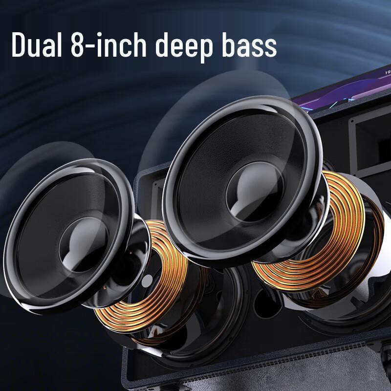 Sansui MD289 Portable Outdoor KTV Speaker System with Display