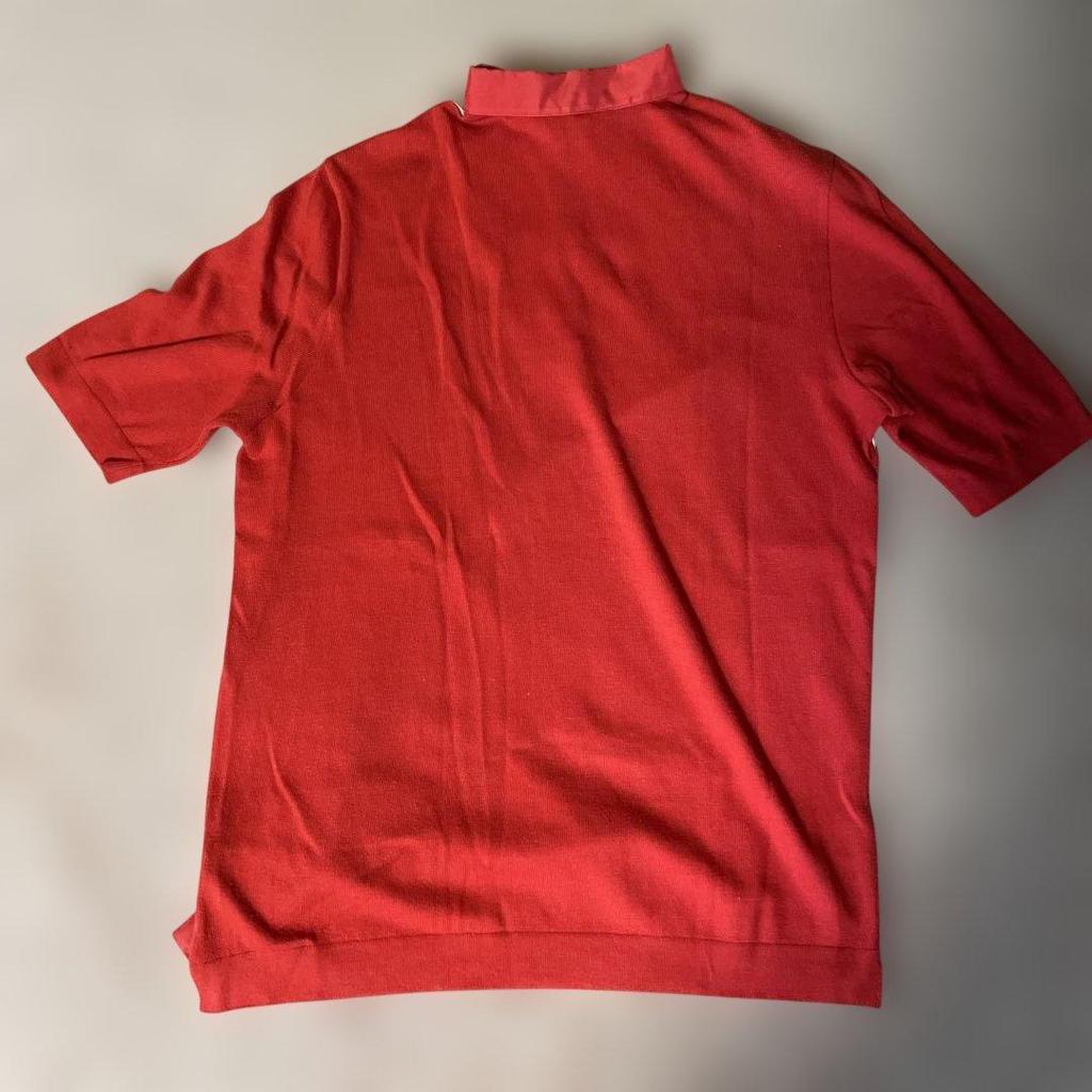 Used HERMES Short sleeve shirt silk knit vintage