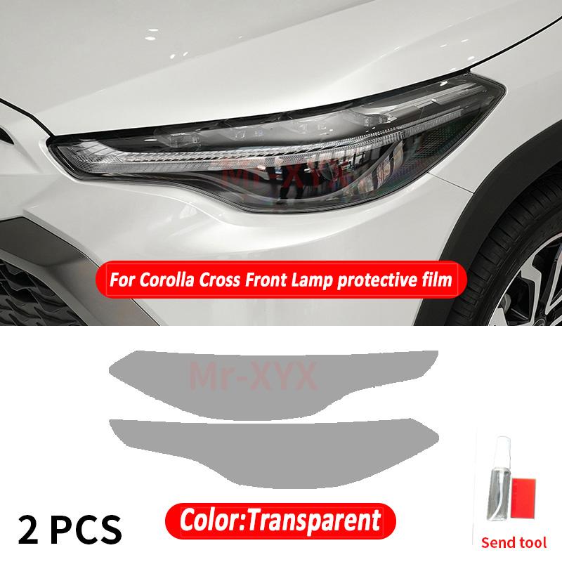 

Для Toyota Corolla Cross M20E -2023 Автомобільна фара Передня лампа Тонування Чорна захисна плівка Прозора захисна наклейка прозорий
