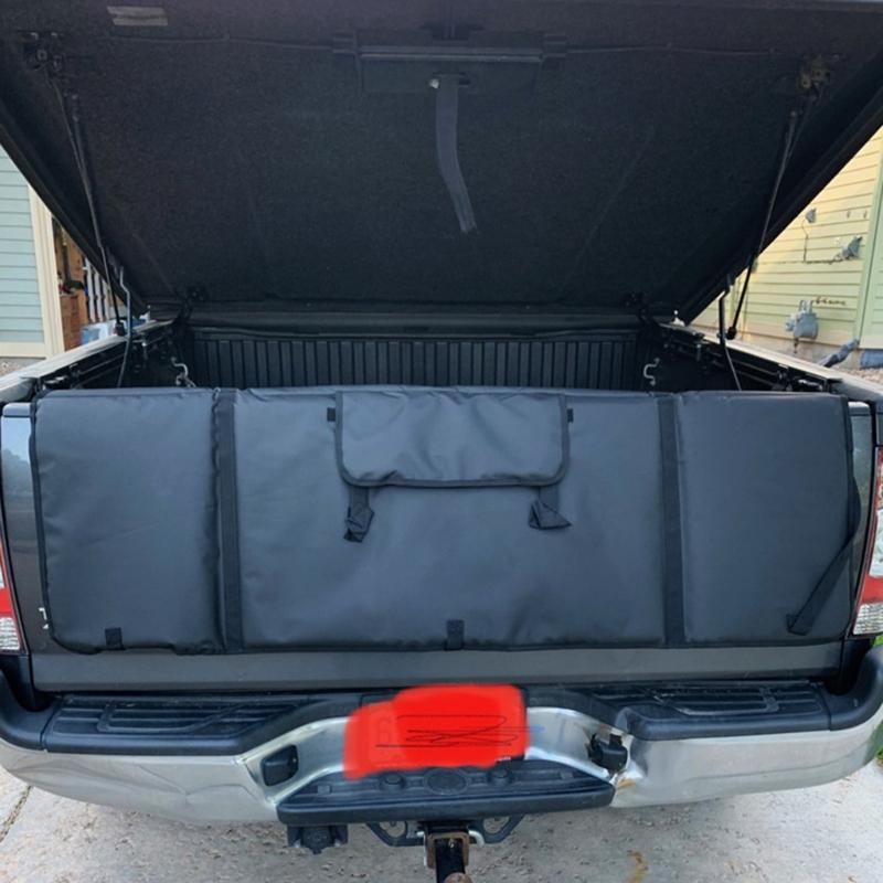 Heckklappenabdeckung Schutzpolster Mountainbike Pick-up Pad mit 5 Fahrradrahmen Befestigungsgurten für LKW Zubehör