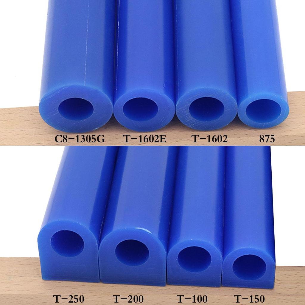 Carving Wax Ring Tube for Making Rings Mold Hard Wax Blank Large Flat Side Tube Blue Color