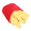 Dog Chew Toys Simulation French Fries Soft Plush Toys for Small Medium Cats Dogs