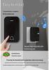 Wireless Battery-Free Waterproof Long-Distance Ding Dong Doorbell with Self-Powered 433 MHz Technology