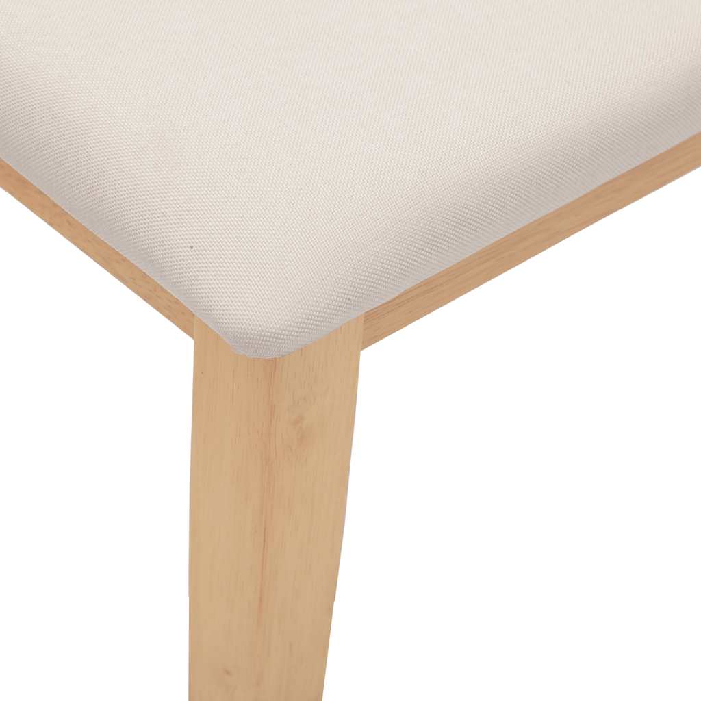 Bench 90 cm Solid Rubberwood