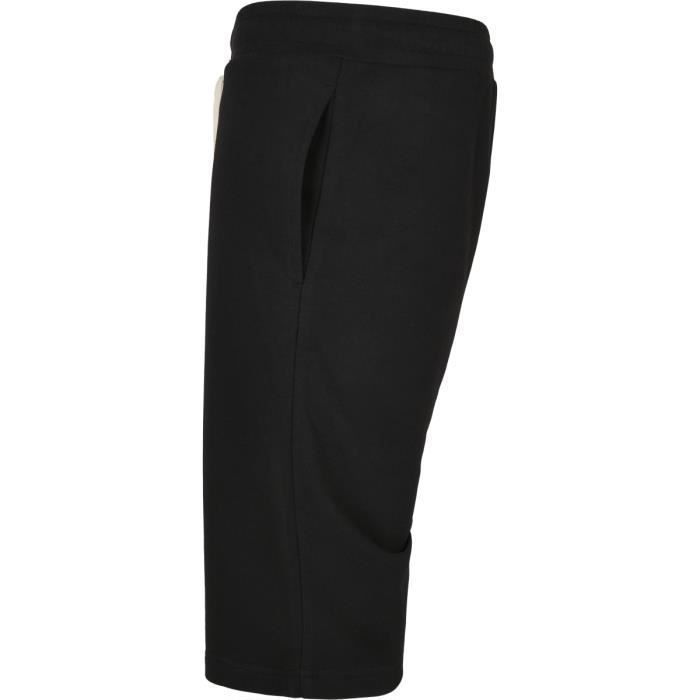 Short de survêtement - Urban Classics - Noir - Coupe loose - Taille élastique - 300 GSM