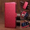 Diamond Lattice Sewing Thread Wallet Holder Phone Case with Card Slot for Samsung S26ultra PU Leather Case with Strap