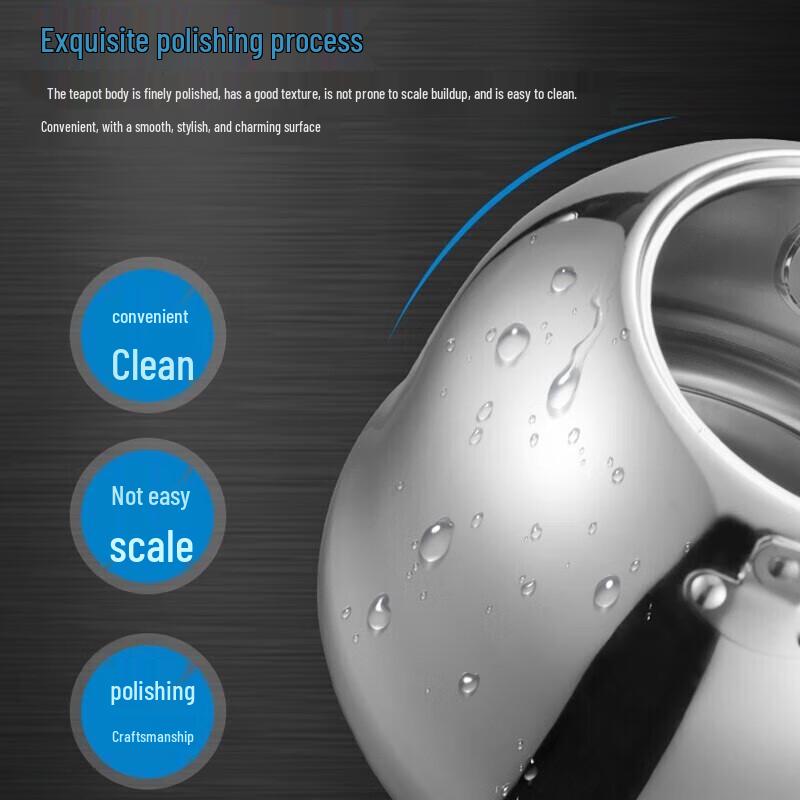 ASD 304 Stainless Steel Whistling Kettle