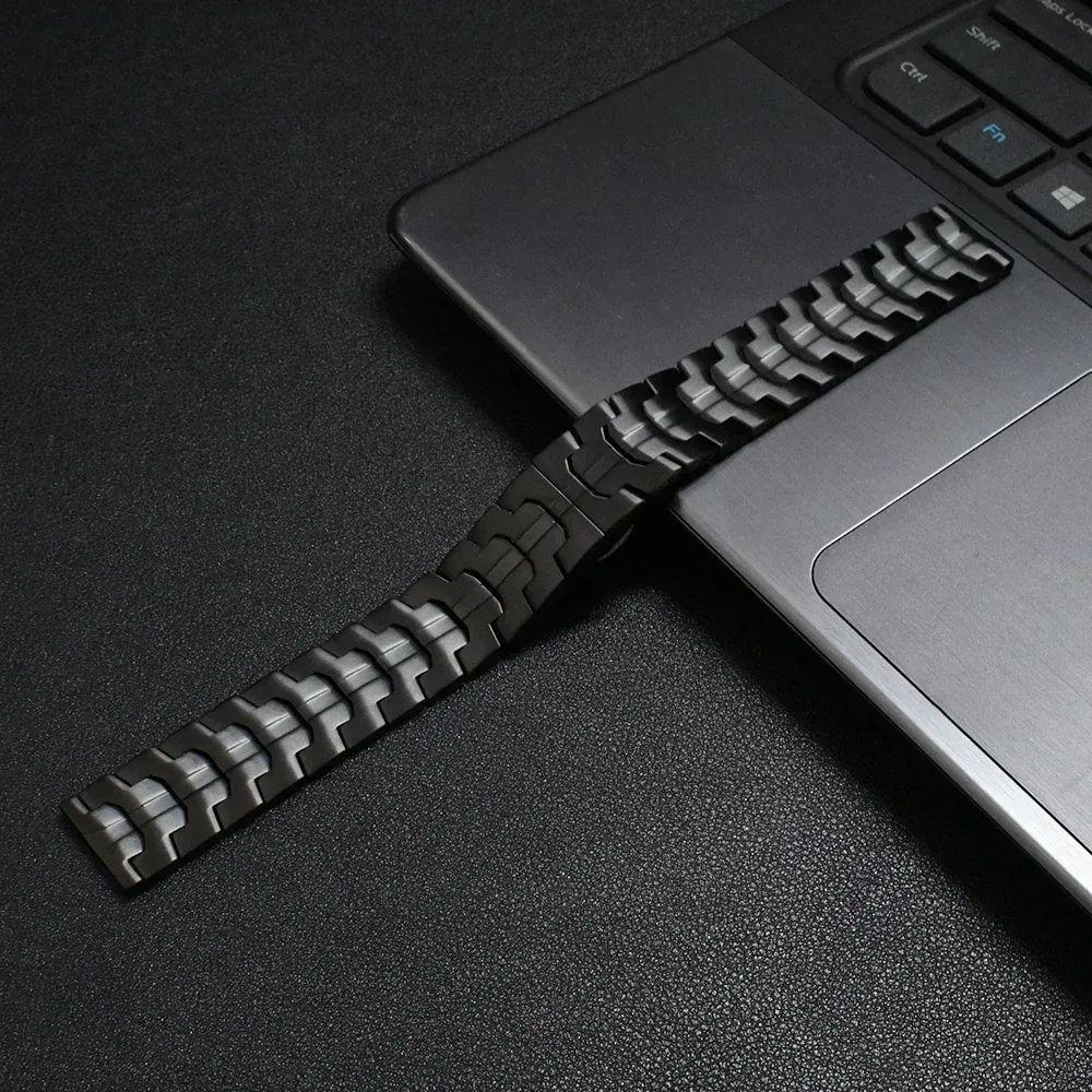 

Ремешок из нержавеющей стали для OnePlus Watch 3 2R 2 Luxucy Metal 22 мм Сменный ремешок для OPPO Watch X2 X OPPO Watch 4 Pro Браслет For OnePlus Watch 3 чёрный