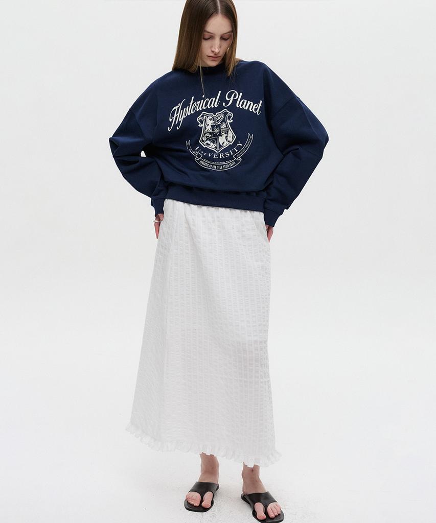 Diaeneseualumeon Frill Long Skirt White