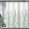 Digital Printing Polyester Pongee Shower Curtain Waterproof Mold Proof Bathroom Decorations  Shower Curtain Manufacture
