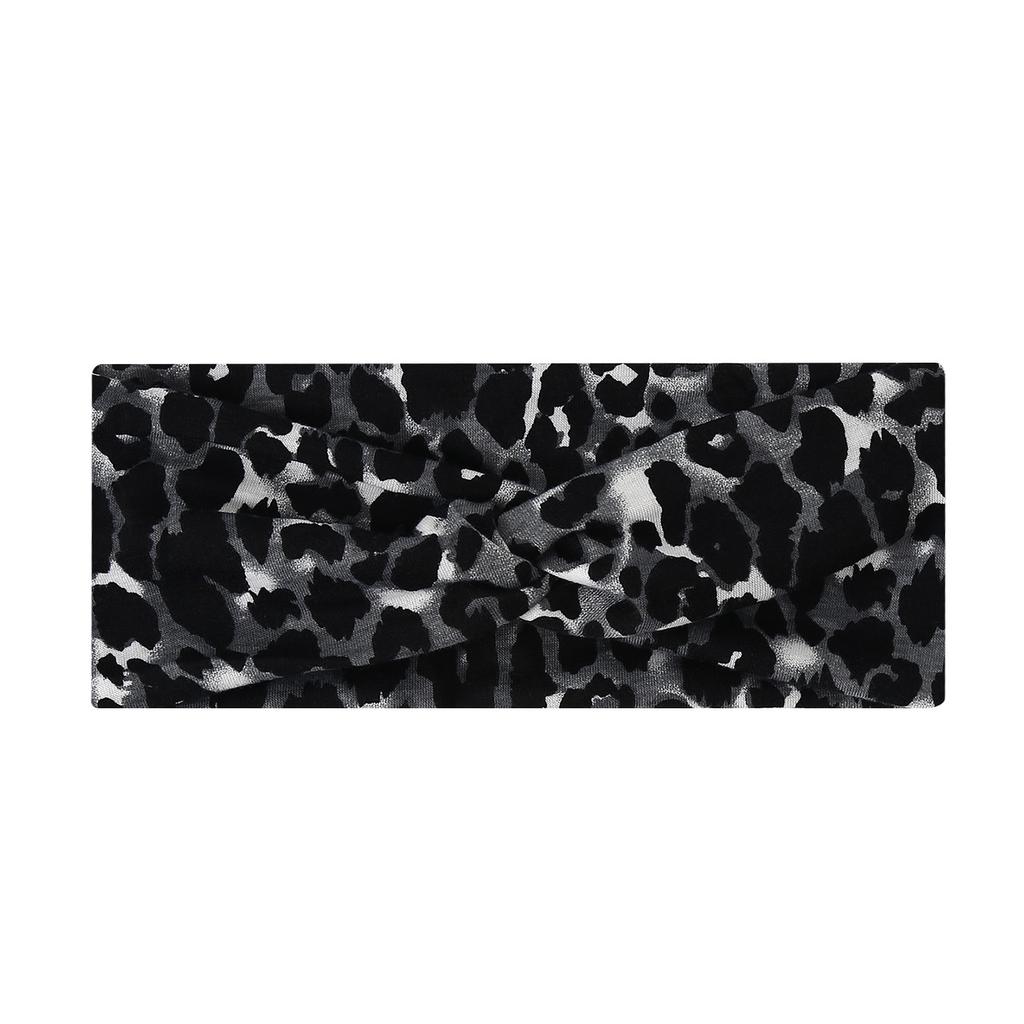 Cashew flower women's sports headband, face wash headband, cross yoga elastic headband.