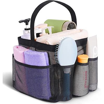 Mesh Shower Caddy Portable For College Dorm Room Essentials, Shower Caddy Dorm With 8-Pocket Large Capacity,Shower Bag For Beach