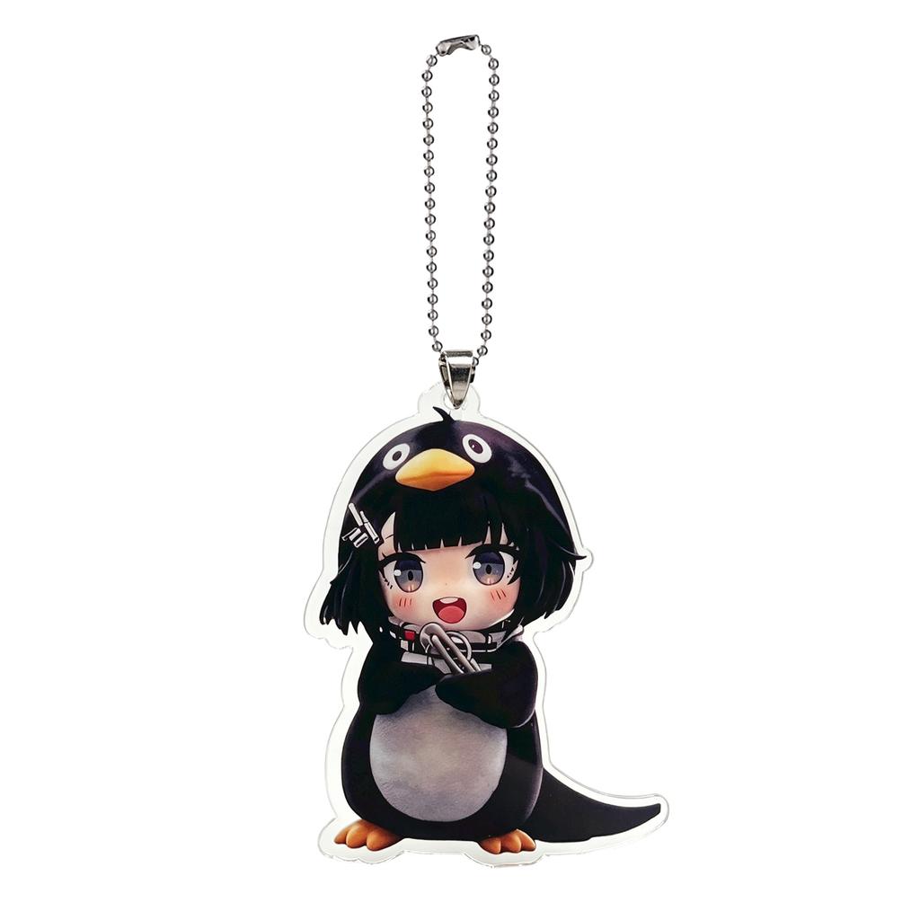 Acrylic Anime Character Keychain Pendant with Ball Chain Durable Lightweight Design Suitable for Bag or Key Decoration Collectible Accessory