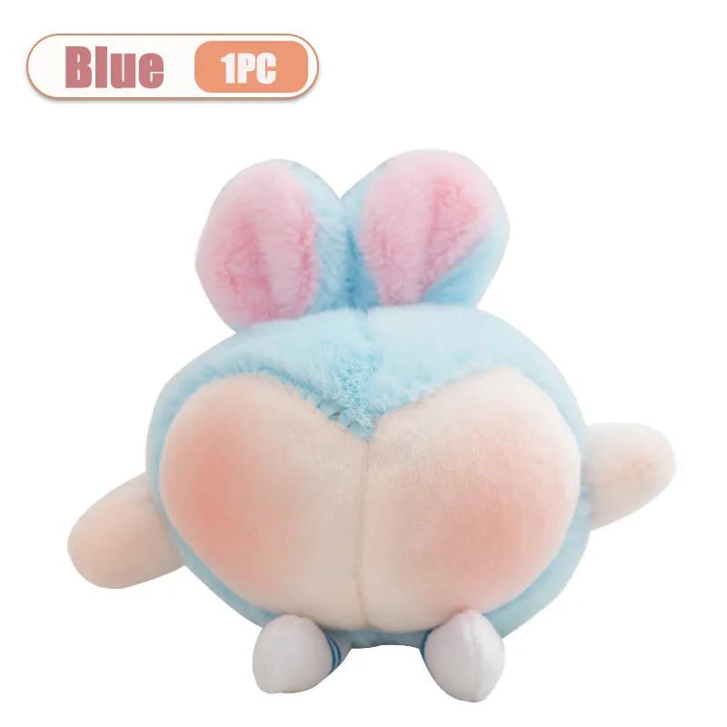 

1-20PCS Funny Design Easter Bunny Plush Hanging Pendant Ugly Cute Butt Peach Rabbit Doll Toy Ornament Playful Novelty Gift