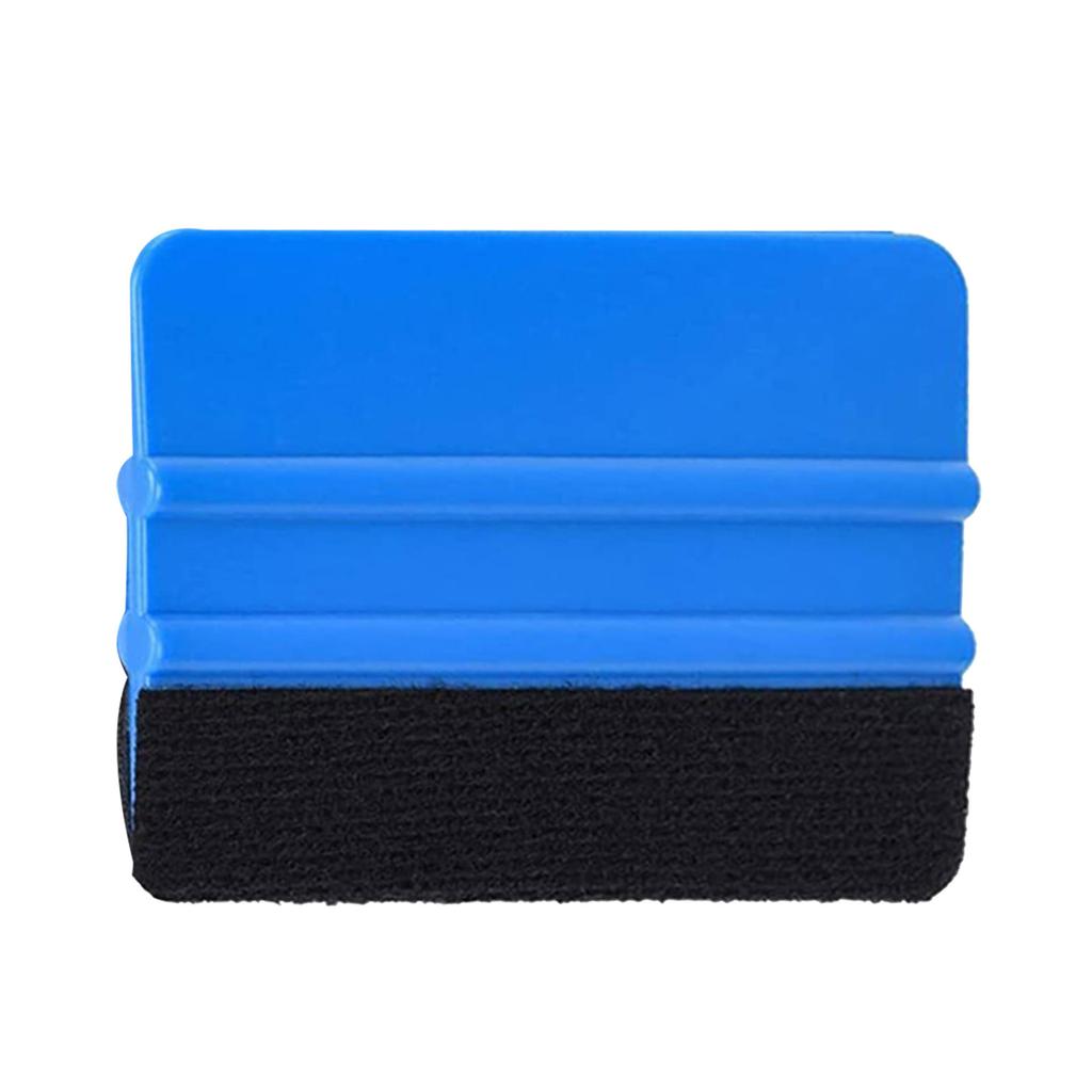 10pcs Fabric Felt Squeegee for Vinyl Car Wrap Carbon Film Application Tools Window Tinting Clean Stickers Decal Scrapers
